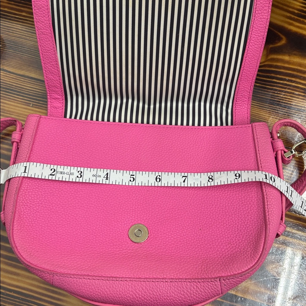 Kate Spade Pink Pebbled Soft Leather Crossbody - Picture 9 of 11